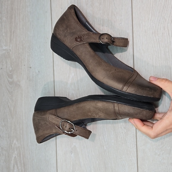 Dansko Women Fawna Leather Clog Mary Jane shoes sz 37/6.5-7 - Picture 9 of 12